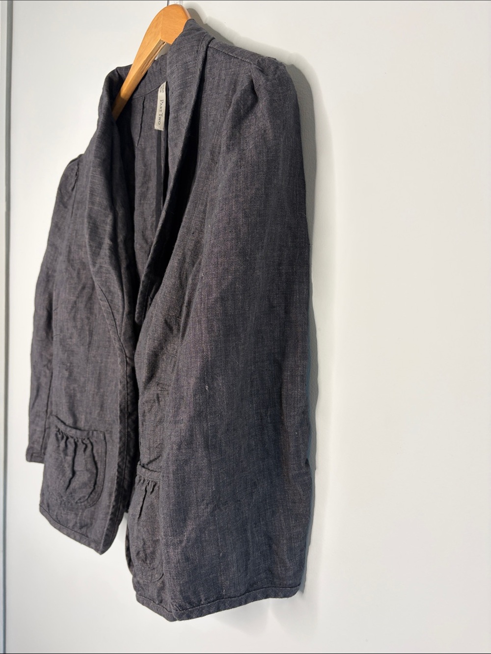 Part Two Textured Dark Gray Women's Blazer Jacket 42 Eur / 16 UK - Picture 7 of 13